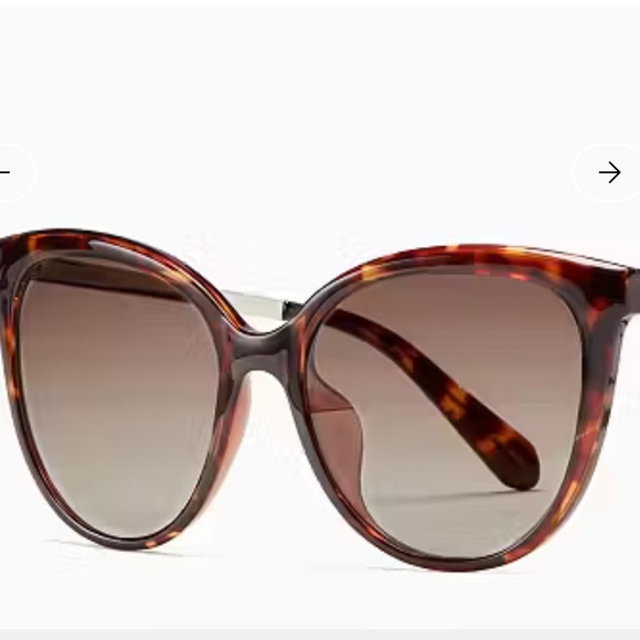 Gorgeous Kate Spade Sassari Havana Cat Eye Butterfly Sunglasses NWT - Picture 4 of 16